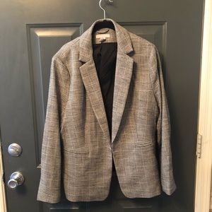 H&M plaid blazer